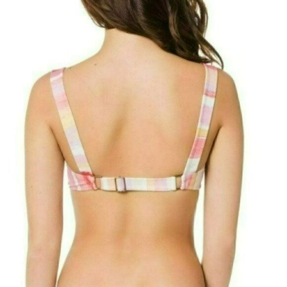 NWT MSRP $136 Becca Striped Bikini Set in Large Women's Size Large - Picture 8 of 11